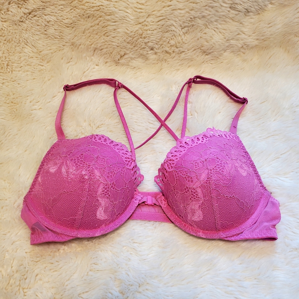 34B Obsession LaSenza Pink Push Up Bra. EUC